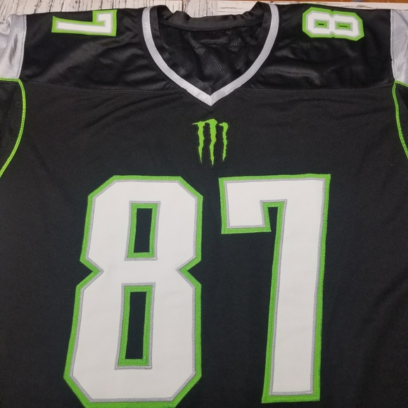 Autographed Rob Gronkowski 87 Jersey Rare Monster Energy New England Patriots XL - Picture 14 of 16